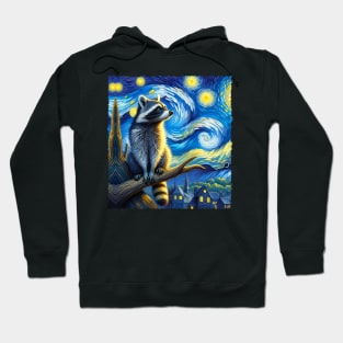 Raccoon UFO Adventures Elevate Your Style with Cosmic Intrigue Hoodie